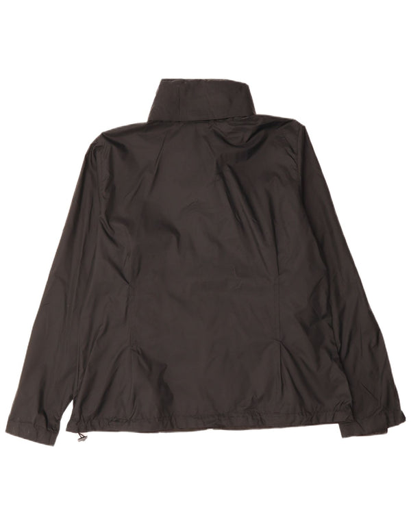 Jaqueta de chuva feminina Columbia UK 18 XL preto nylon