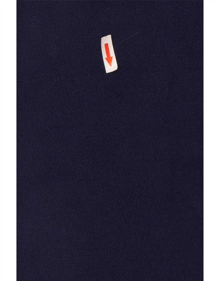 Calça de treino masculina Reebok Graphic grande poliéster azul marinho