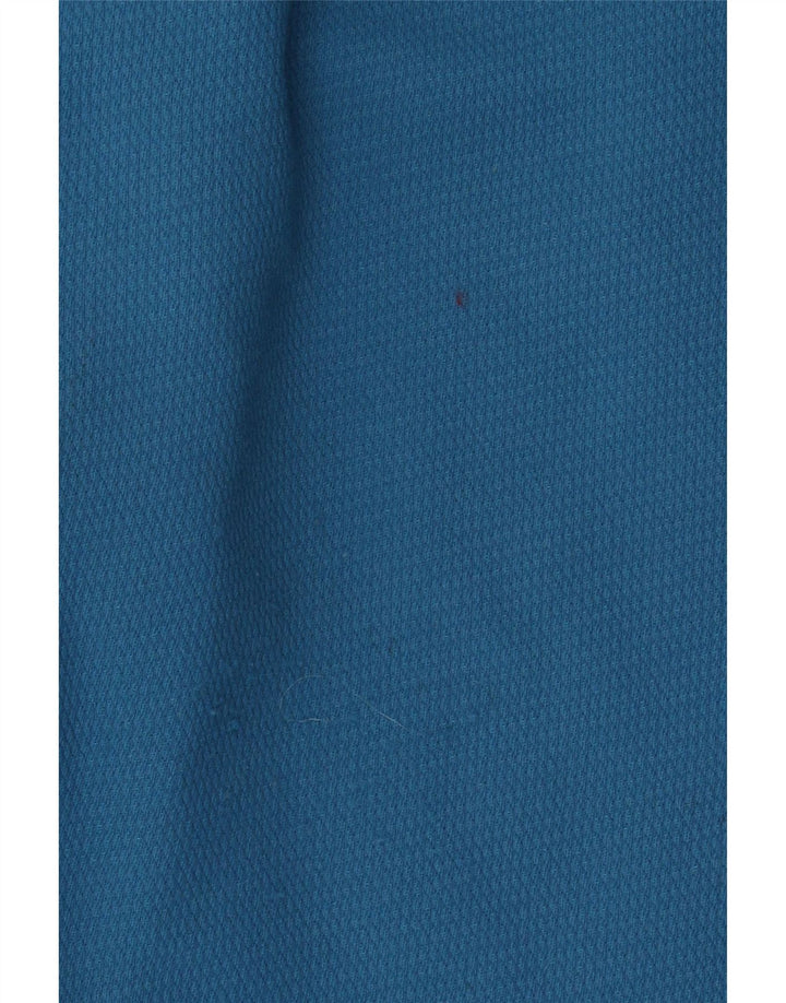 Macacão de esqui feminino vintage com capuz EU 38 bloco colorido azul médio