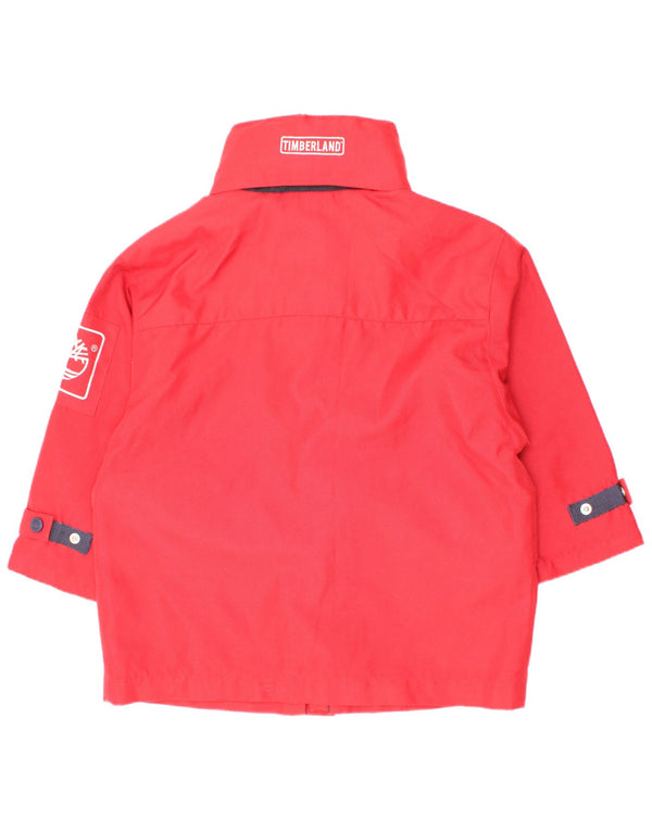 Casaco utilitário Timberland Boys 2-3 anos vermelho