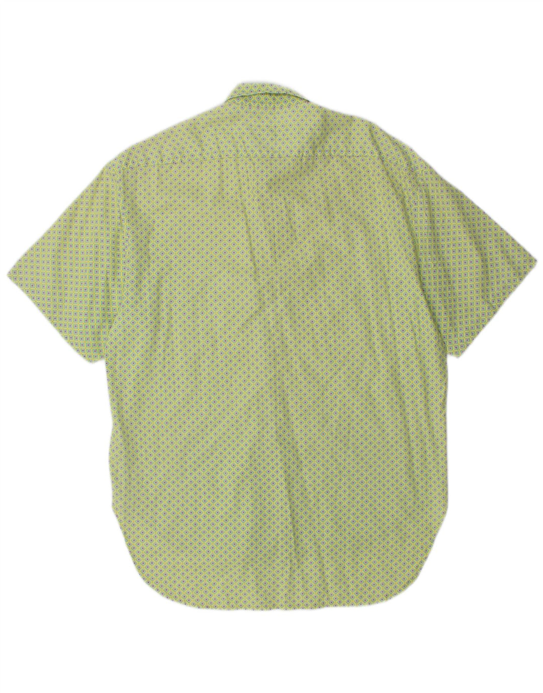 Camisa masculina de manga curta CAJUN verde médio manchado