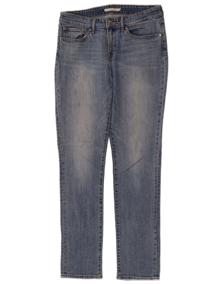 Calça jeans feminina Levi's 712 Slim W31 L32 azul algodão