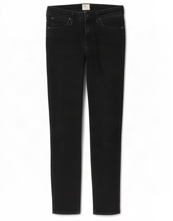 Lee Womens Scarlett Slim Jeans W27 L28 Azul Marinho Algodão