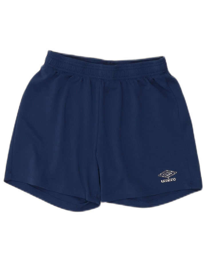 Shorts esportivos UMBRO meninos 9-10 anos médio azul marinho