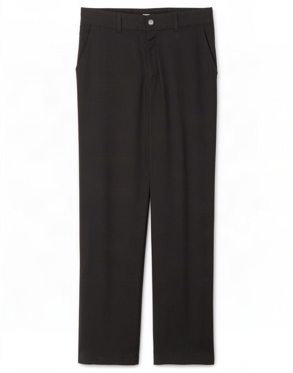 Adidas Womens Climalite Straight Chino Trousers W34 L34 Navy Blue Polyester