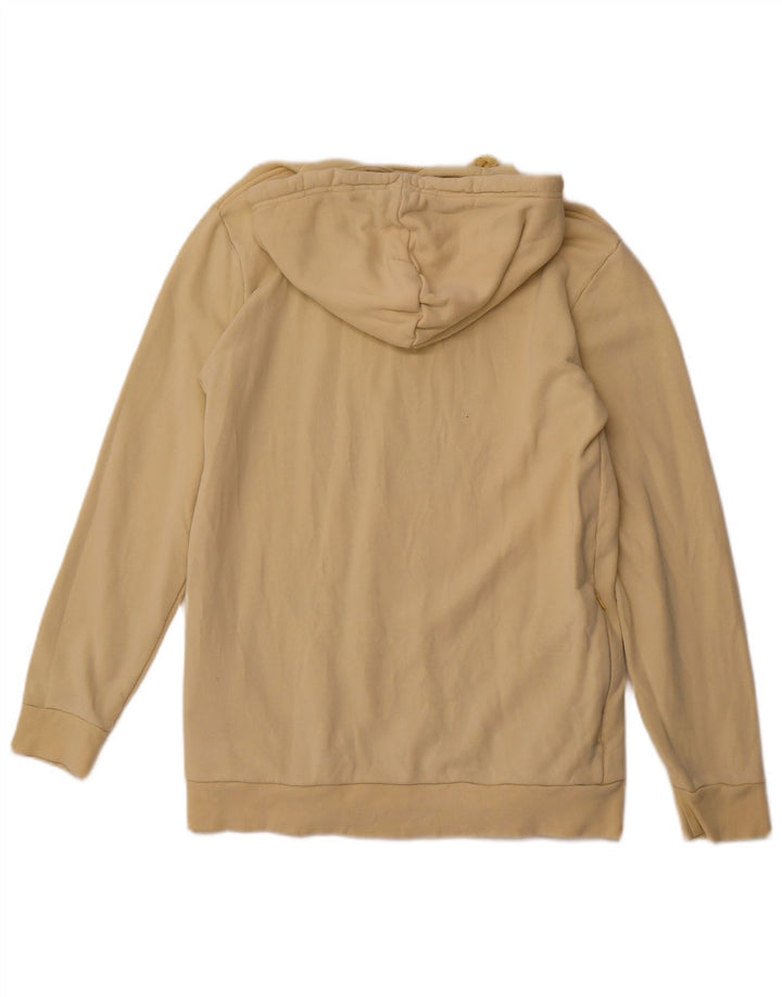 ADIDAS Mens Graphic Hoodie Jumper Médio Algodão Amarelo