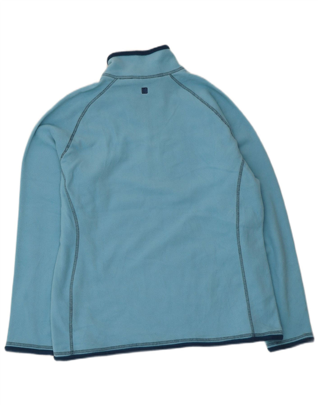 Suéter de lã feminino Mountain Warehouse com zíper e gola IT 44 azul médio