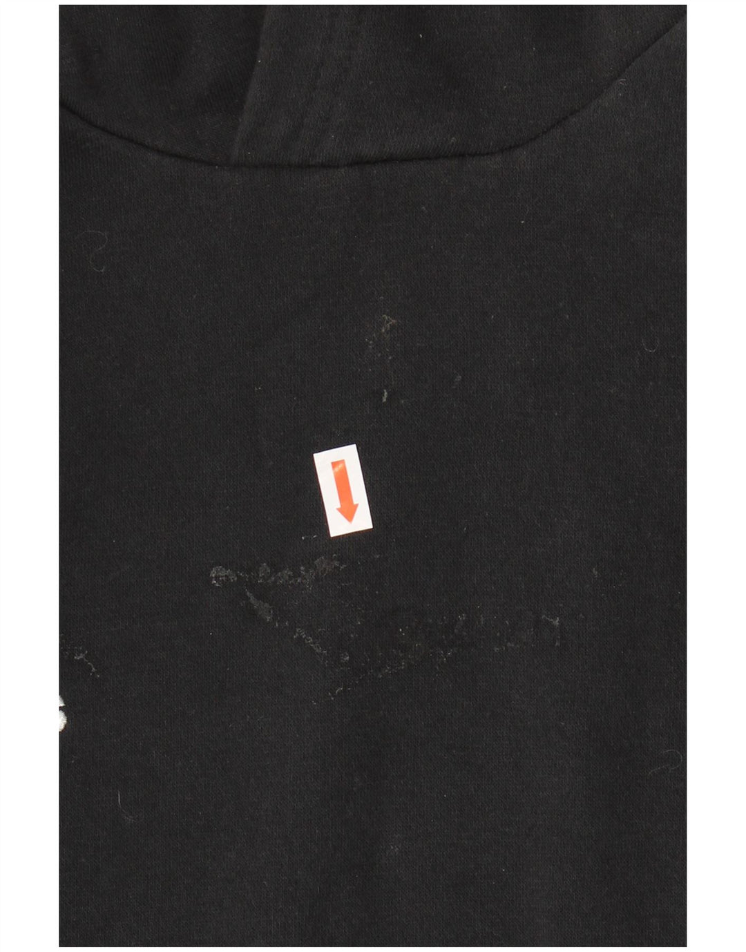 ADIDAS Mens Hoodie Jumper Pequeno Algodão Preto