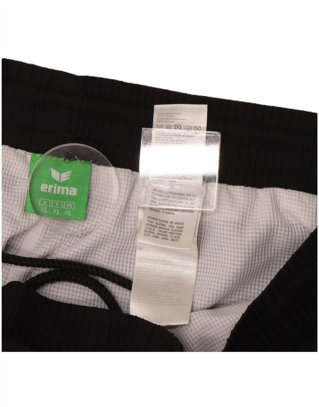 ERIMA Mens Graphic Tracksuit Calças Joggers XL Preto Colourblock