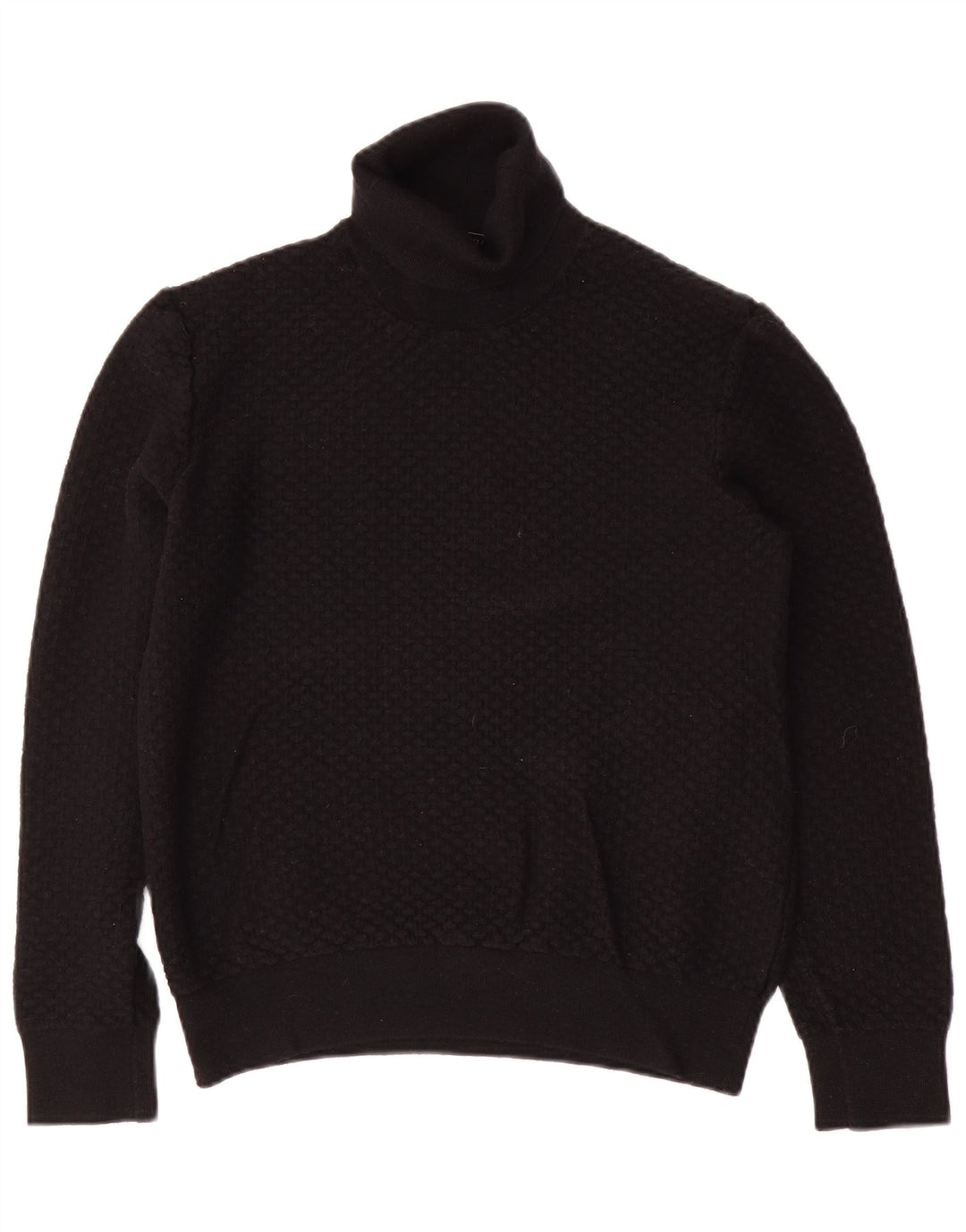 Suéter feminino TRUSSARDI com gola redonda UK 20 2XL preto