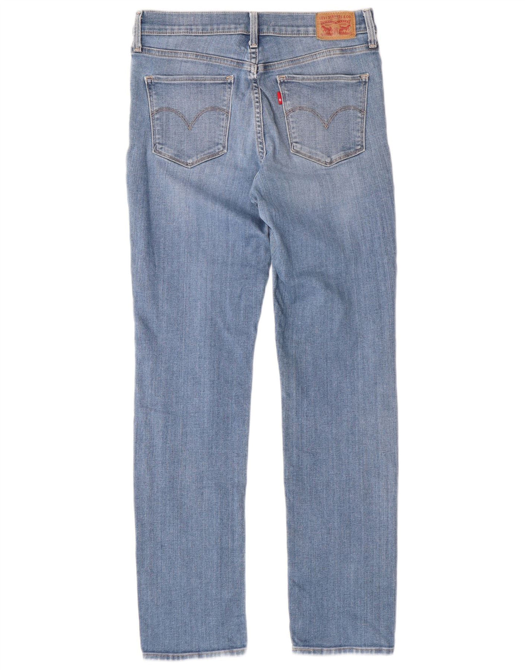 Jeans retos femininos Levi's W29 L30 algodão azul