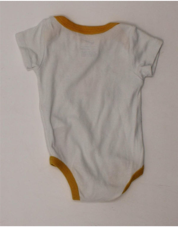 Macacão gráfico NIKE para meninas de 0 a 3 meses de algodão floral branco