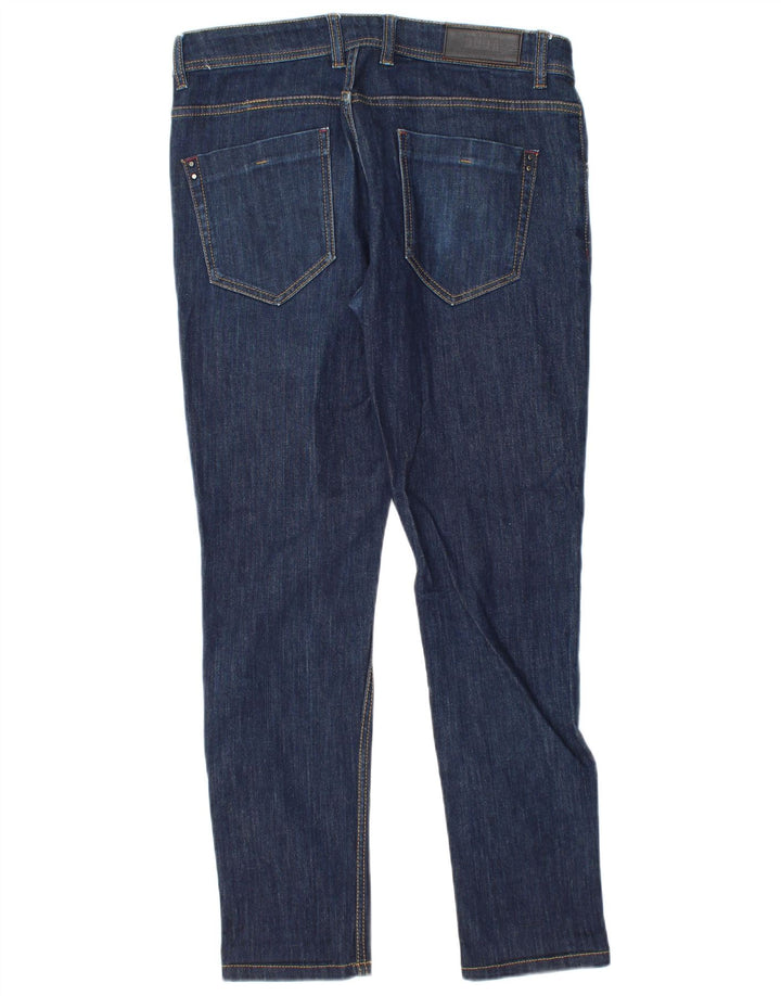 Jeans Slim Masculino Vintage IT 48 Médio W34 L30 Azul Marinho Algodão