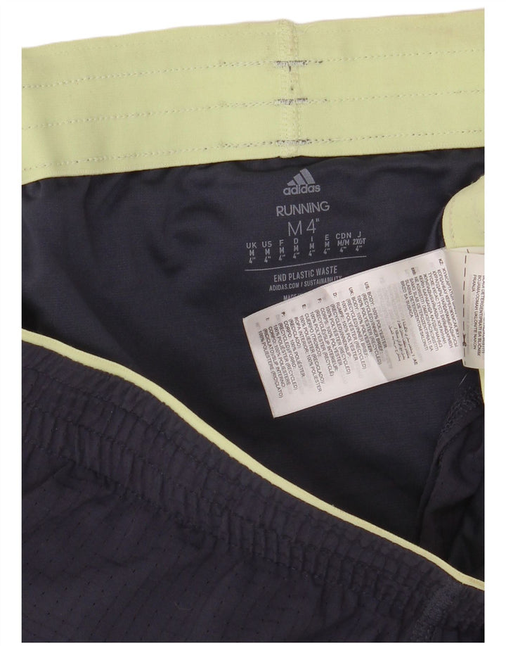 Adidas Womens Aeroready Sport Shorts UK 14 Médio Azul Marinho Poliéster