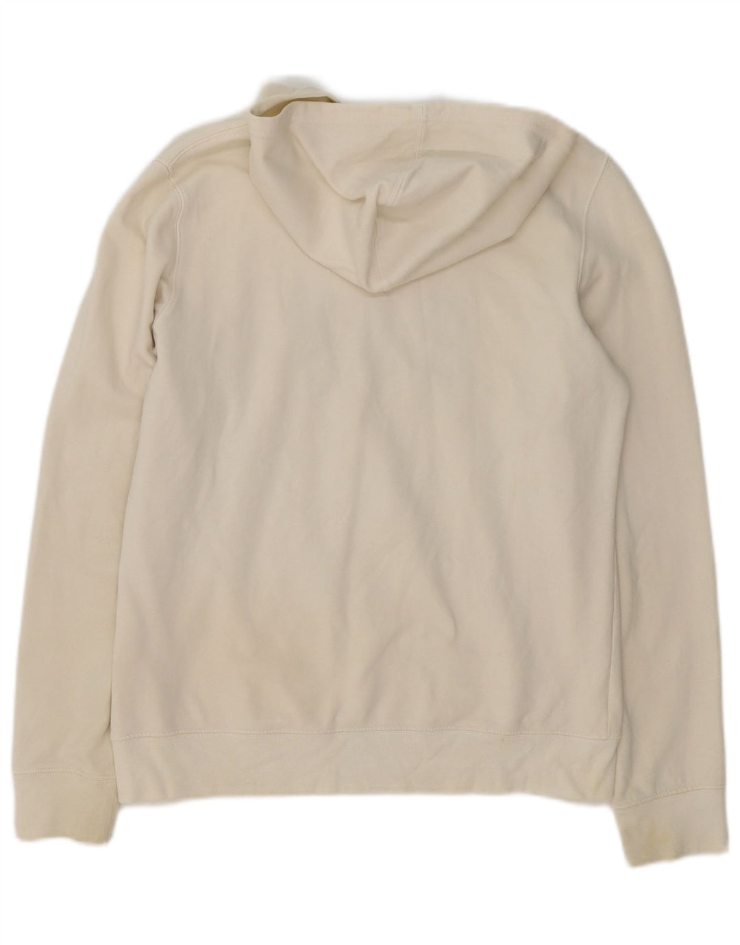 Suéter com capuz gráfico masculino Gap médio algodão branco