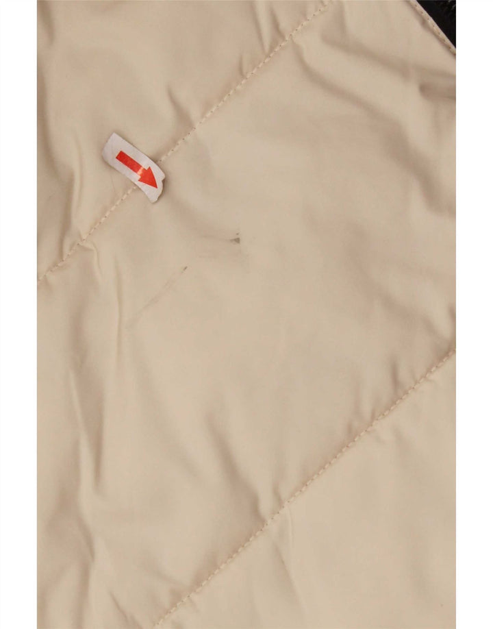 Casaco acolchoado com capuz feminino KHUJO UK 10 pequeno poliéster branco