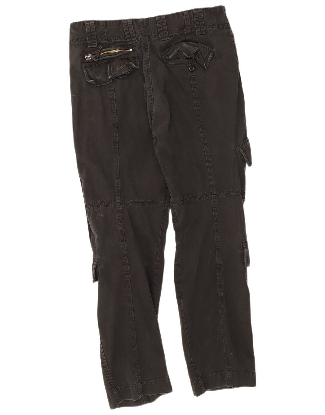 Calça cargo reta masculina Diesel W32 L30 algodão preto