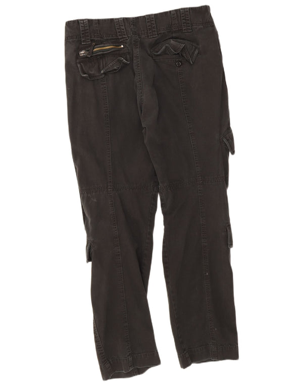 Calça cargo reta masculina Diesel W32 L30 algodão preto