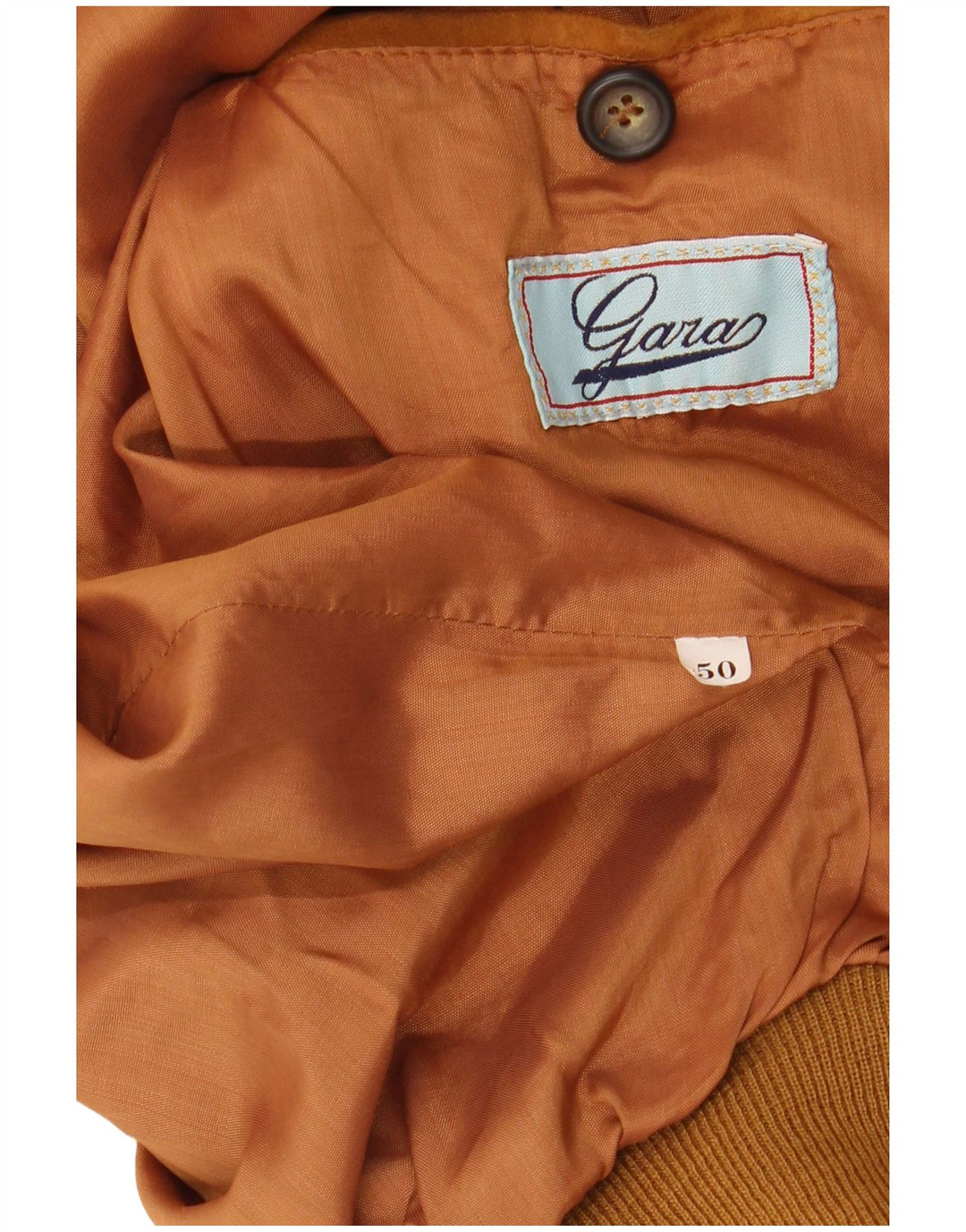 Gara Jaqueta bomber masculina de camurça IT 50 grande marrom