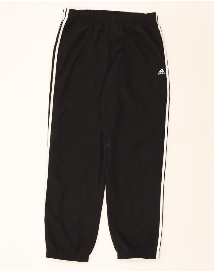 ADIDAS Mens Climalite Calças de treino Joggers Grande Poliéster Preto