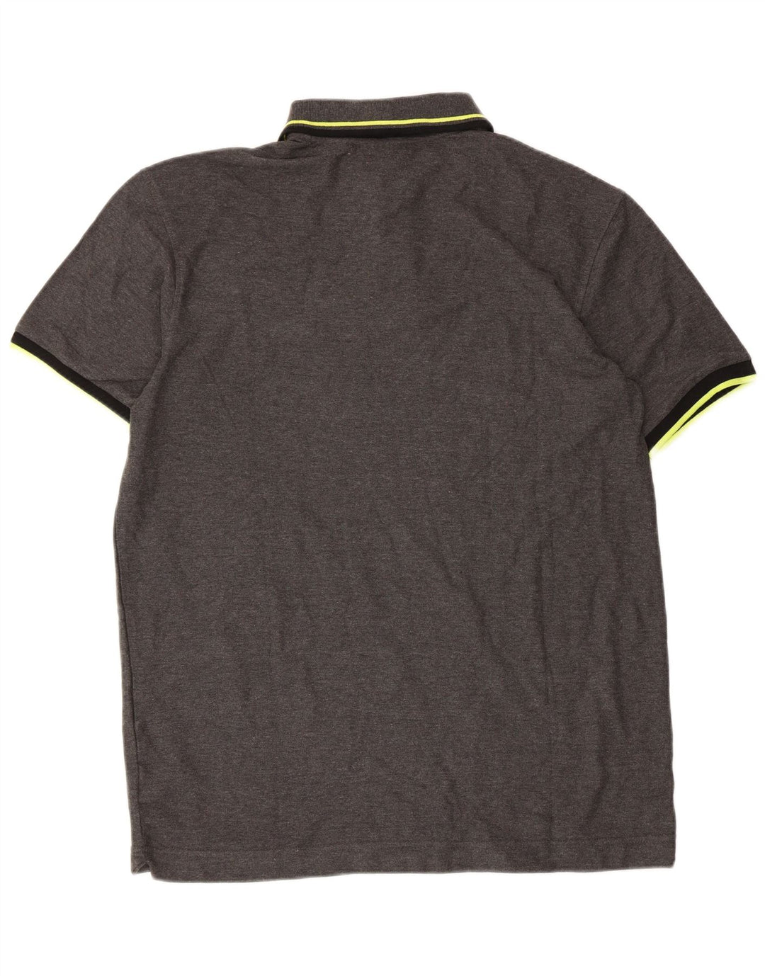 Camisa polo masculina Fila grande algodão cinza