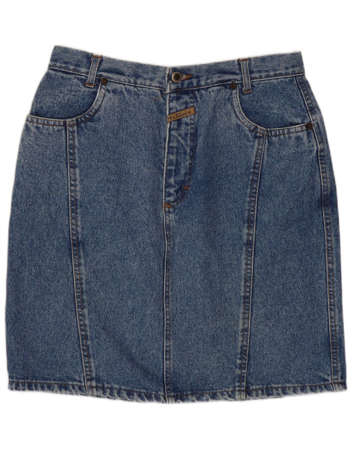 Saia jeans feminina S.OLIVER IT 40 pequena W30 azul