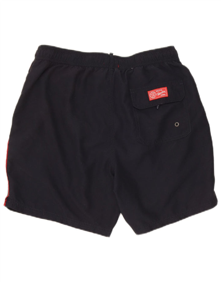 Superdry Mens Sport Shorts Grande Poliéster Preto