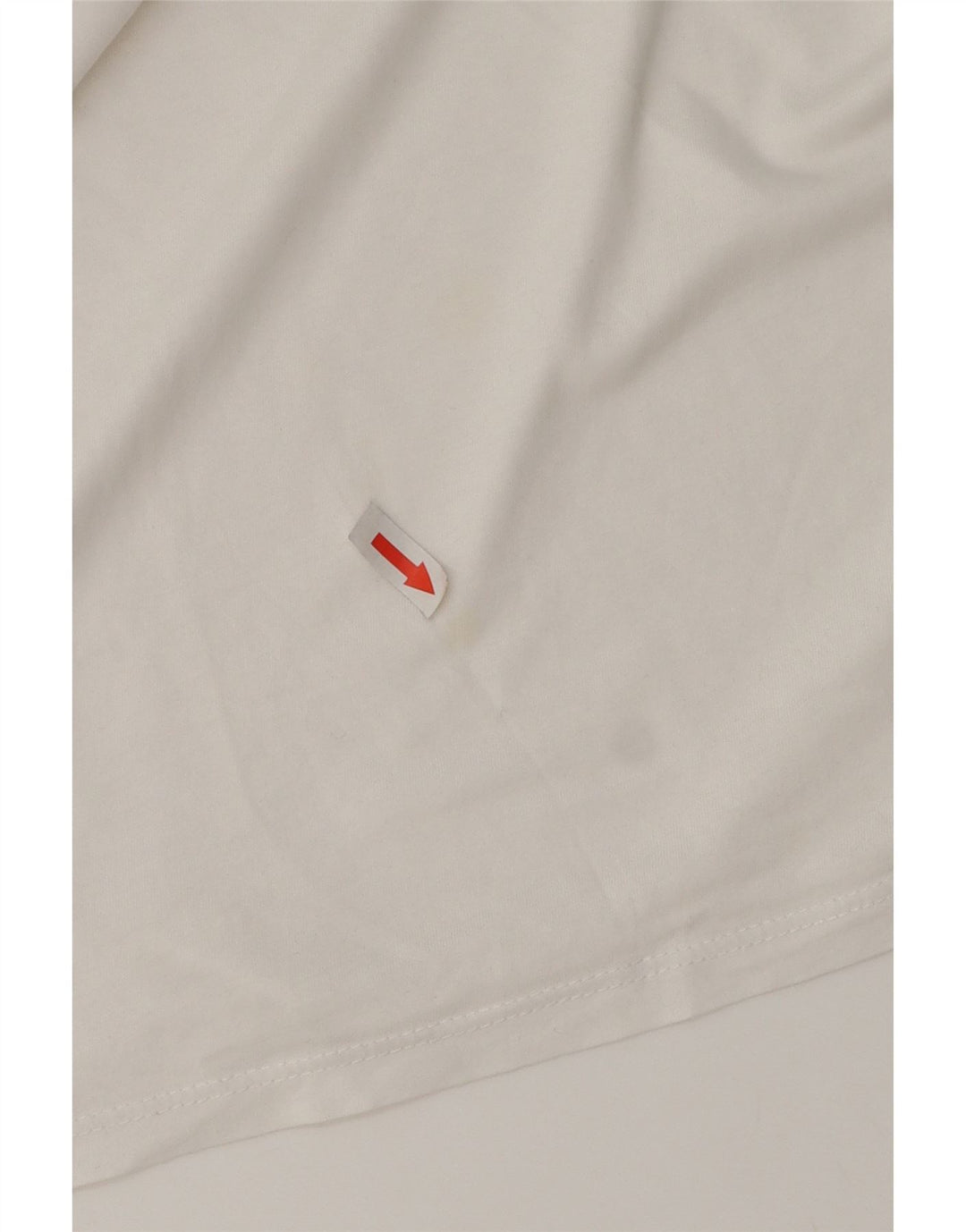 Camiseta feminina gráfica LEVI'S UK 10 pequena branca