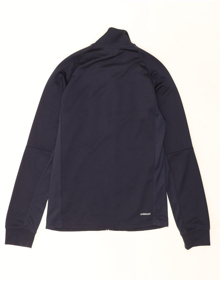 Adidas Mens Aeroready Tracksuit Top Jacket Pequeno Poliéster Azul Marinho