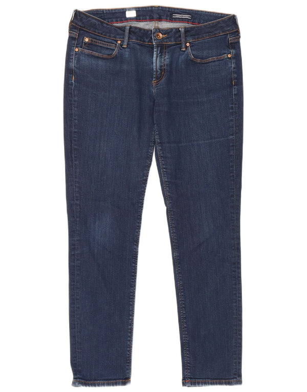 Jeans Tommy Hilfiger feminino Milan Slim W32 L30 azul marinho algodão