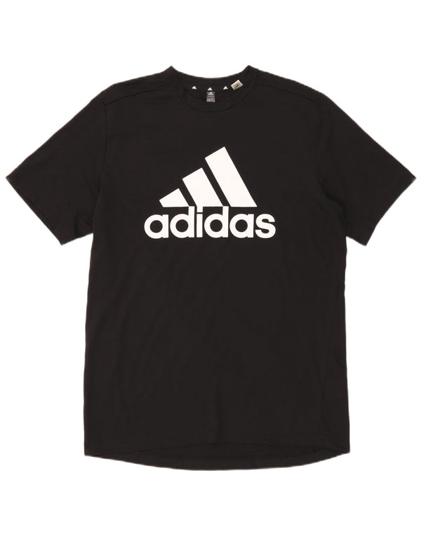 Camiseta Adidas Masculina Aeroready Graphic Top Médio Poliéster Preto