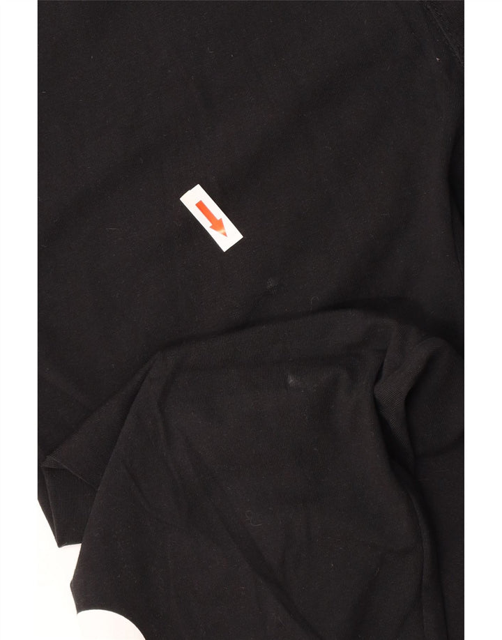 Leggings femininas UMBRO Crop Graphic UK 12 algodão preto médio