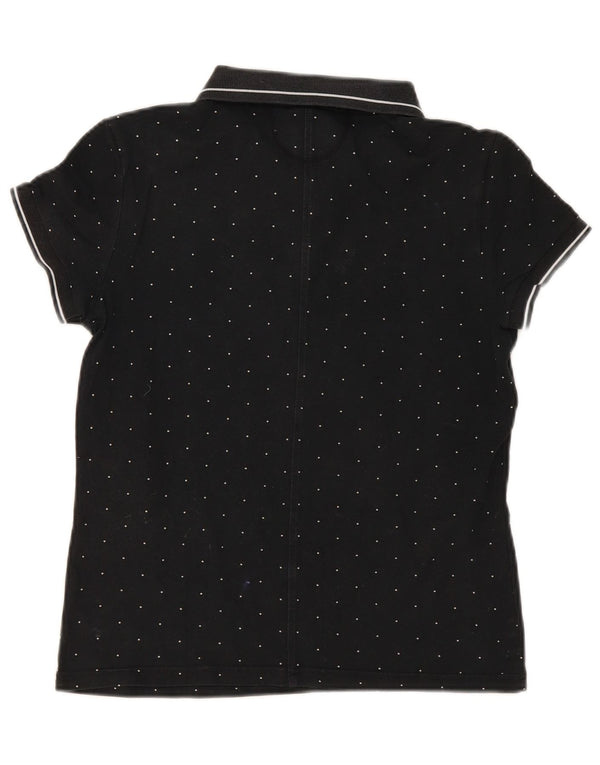 Camisa polo feminina Nike UK 18/20 2XL preta manchada