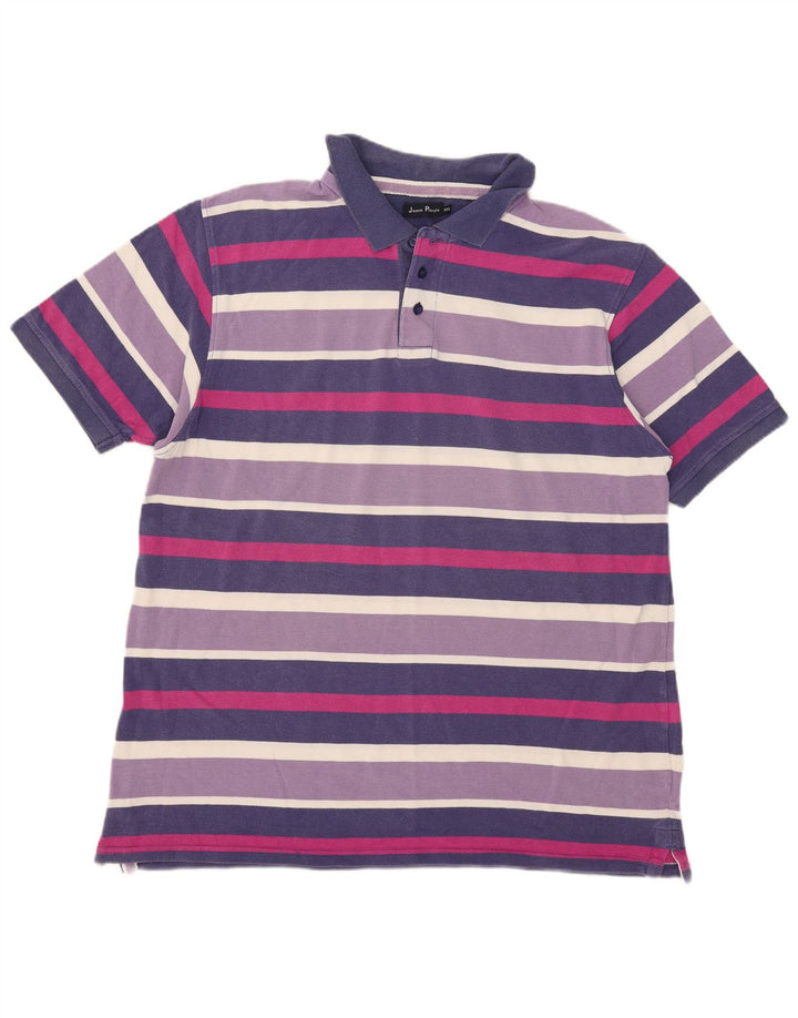 Camisa polo masculina James Pringle 2XL listrada roxa
