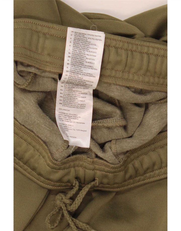 Calça de treino masculina Adidas Joggers médio cáqui poliéster
