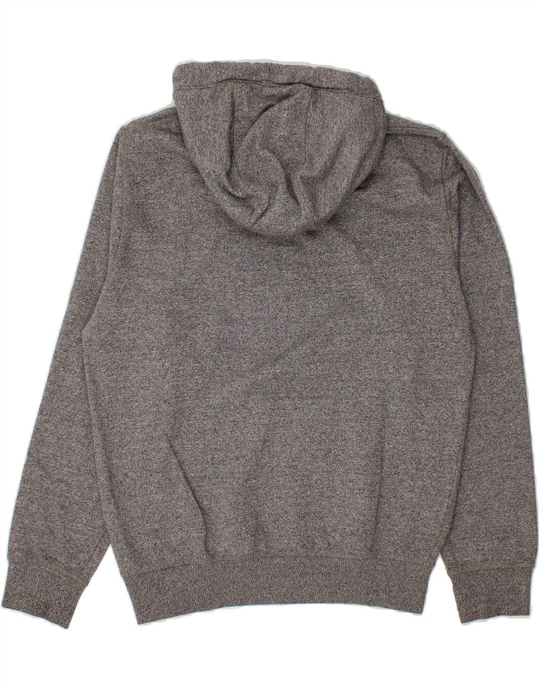 DATCH Womens Couture Hoodie Jumper UK 18 XL Grey Flecked Cotton Vintage Datch and Second-Hand Datch from Messina Hembry 