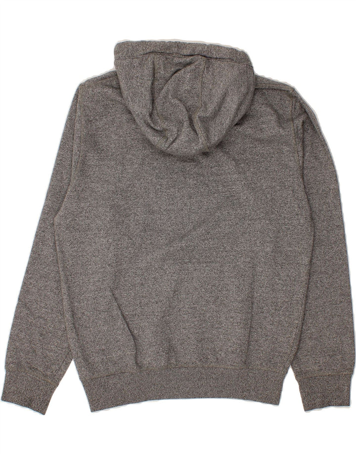 DATCH Womens Couture Hoodie Jumper UK 18 XL Grey Flecked Cotton Vintage Datch and Second-Hand Datch from Messina Hembry 