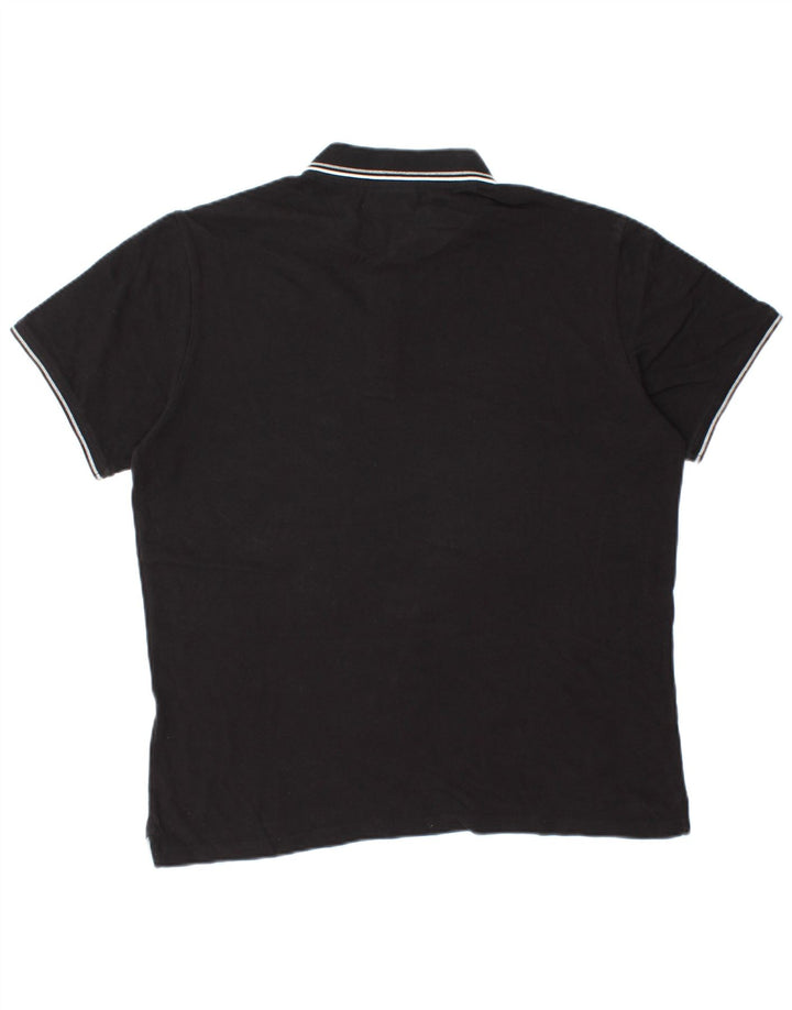 Camisa polo masculina Champion grande preta