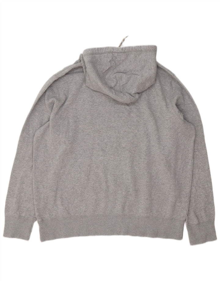 Nike masculino moletom com capuz XL cinza algodão