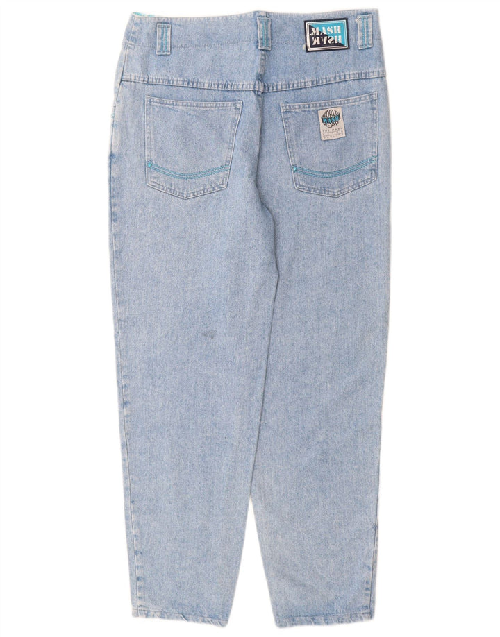 Jeans feminino Mash Tapered IT 46 grande W30 L30 azul algodão