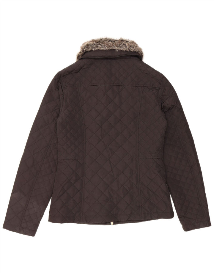 Jaqueta acolchoada feminina OASIS UK 6 XS poliéster preto