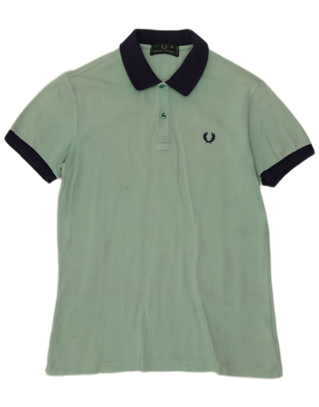 Camisa pólo masculina FRED PERRY algodão verde médio