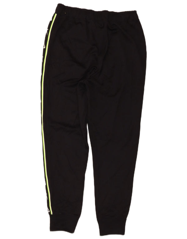 Nike masculino gráfico agasalho calças joggers pequeno poliéster preto