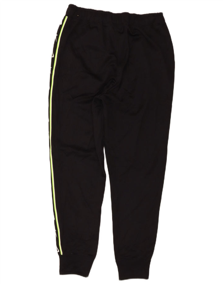 Nike masculino gráfico agasalho calças joggers pequeno poliéster preto