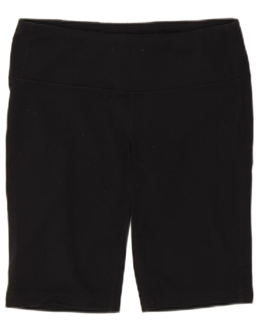 Shorts esportivos femininos ATHLETA UK 8 pequeno poliéster preto