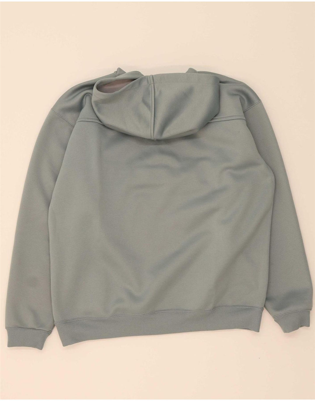 Suéter masculino LEVI'S com capuz e gola com zíper, poliéster cinza médio