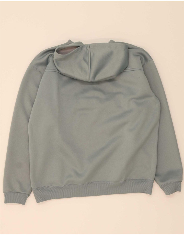 Suéter masculino LEVI'S com capuz e gola com zíper, poliéster cinza médio