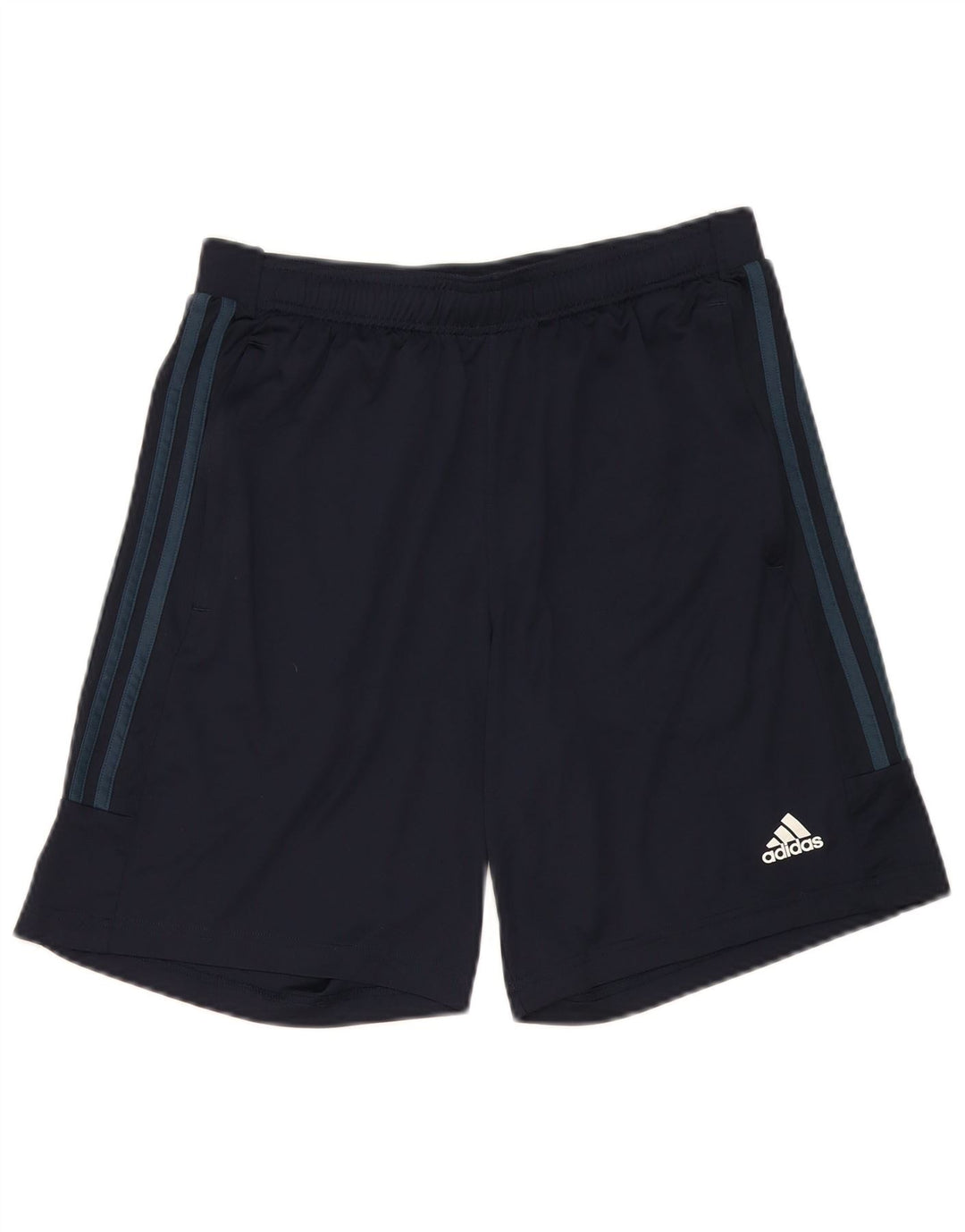 Adidas Mens Aeroready Sport Shorts Médio Azul Marinho Poliéster