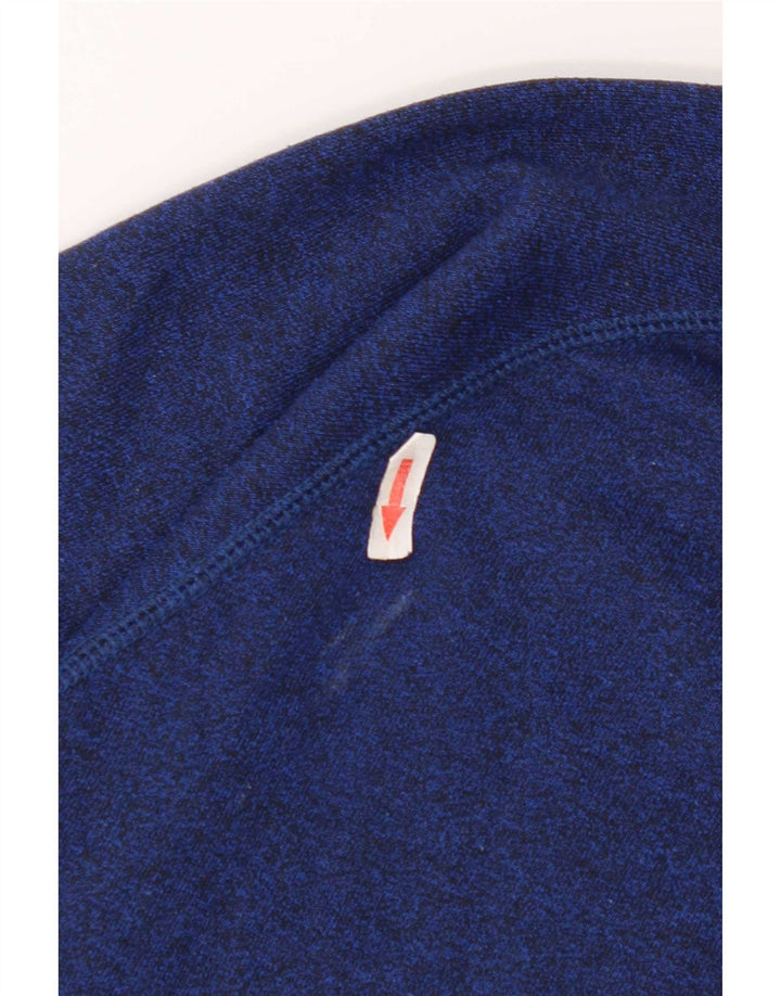 Moletom masculino Nike Jumper grande azul colorblock algodão