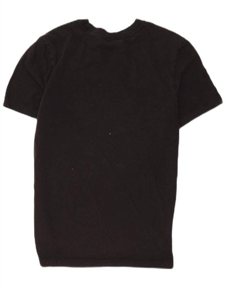 Camiseta Nike masculina gráfica top pequeno algodão preto